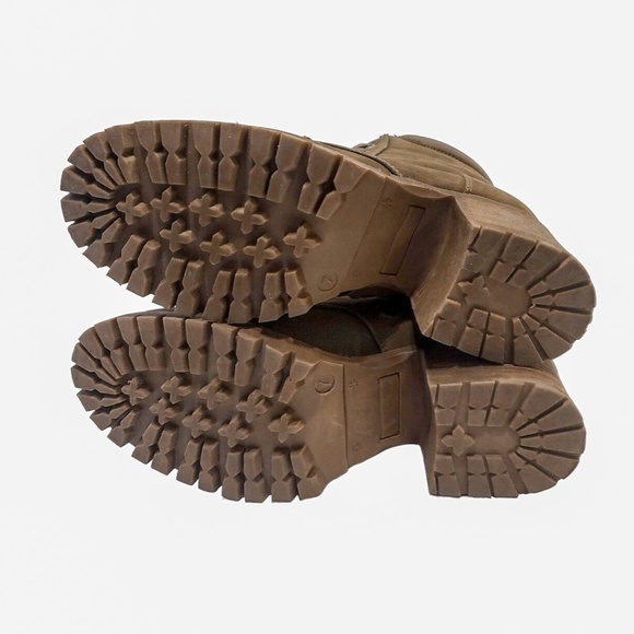 Steve Madden Command Ankle Boots Olive Green Size 10 - Picture 4 of 6